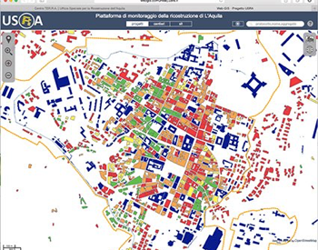 webGIS L'Aquila